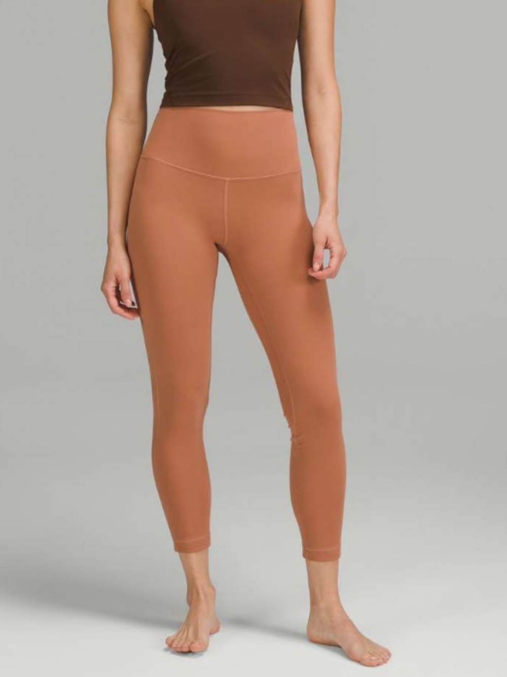 Lululemon Align High-Rise Pant 25” Dusty Clay Size 4 Yoga